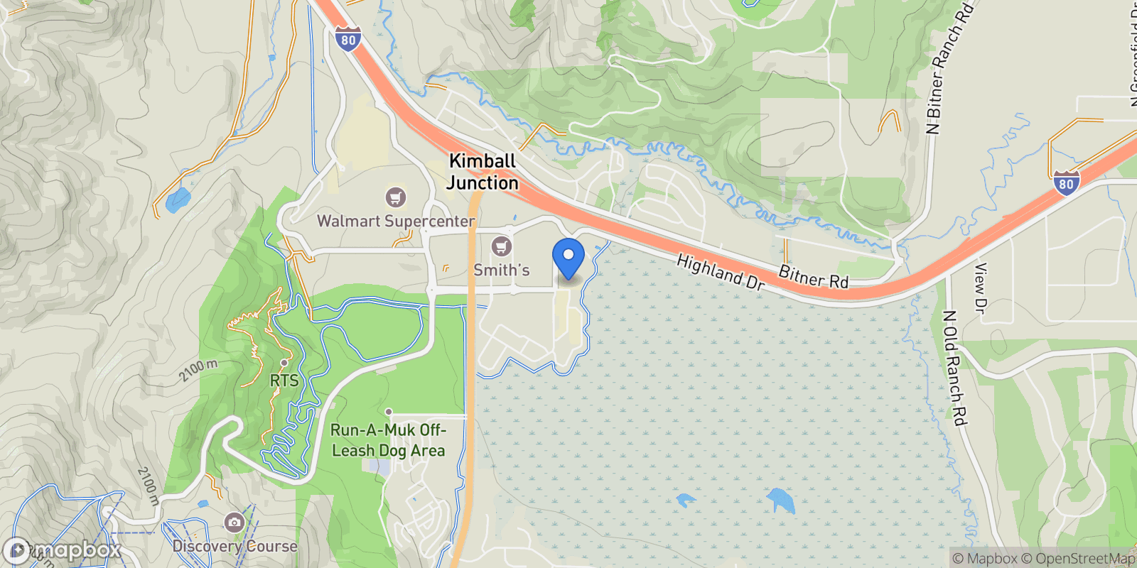 Map showing 1456 W NEWPARK BLVD 213, Park City, Utah, United States.