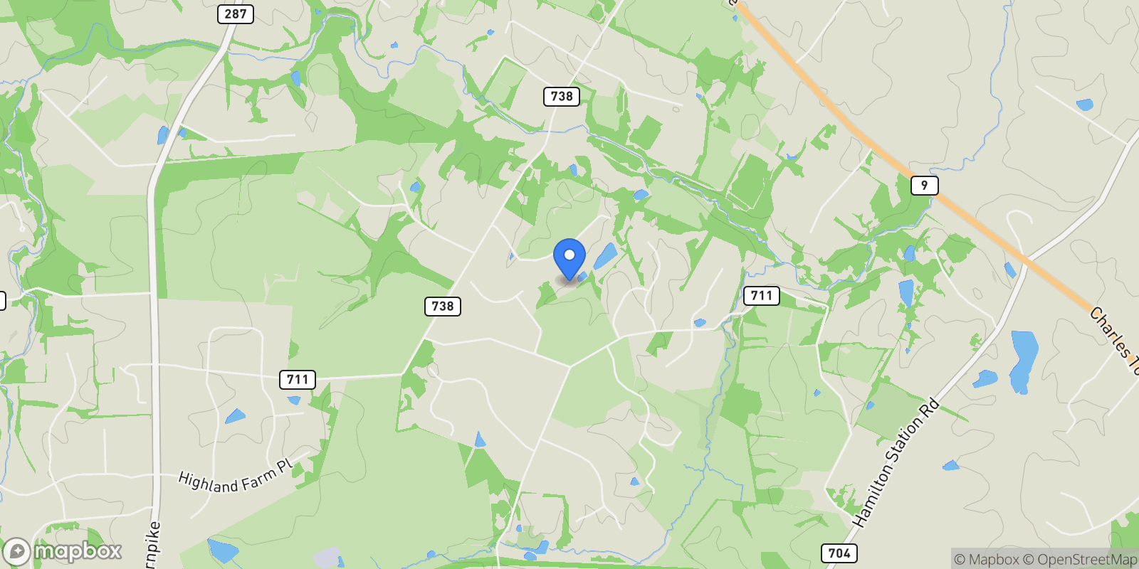 Map showing 38678 Piggott Bottom Road , Hamilton, VA 20158, Hamilton, Virginia, United States.