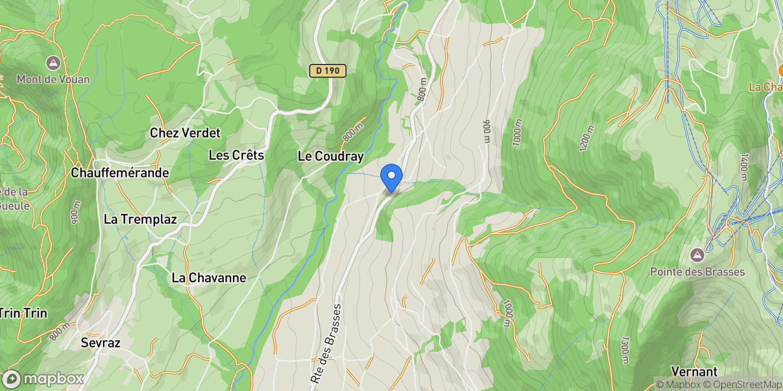 Map showing Viuz-en-Sallaz, Auvergne-Rhône-Alpes, France.