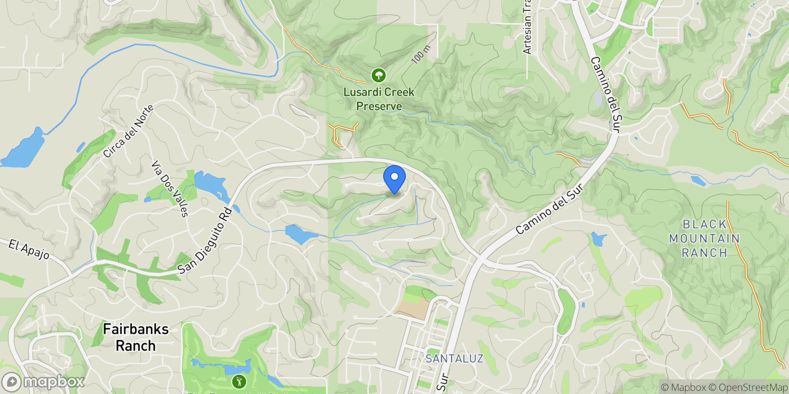 Map showing 7576 Northern Lights, Rancho Santa Fe, California, United States.