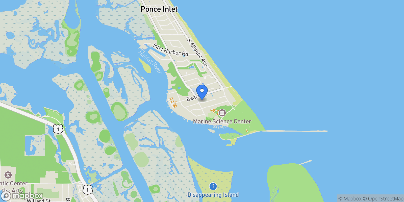 Map showing 86 Rains Court, Port Orange, Florida, United States.
