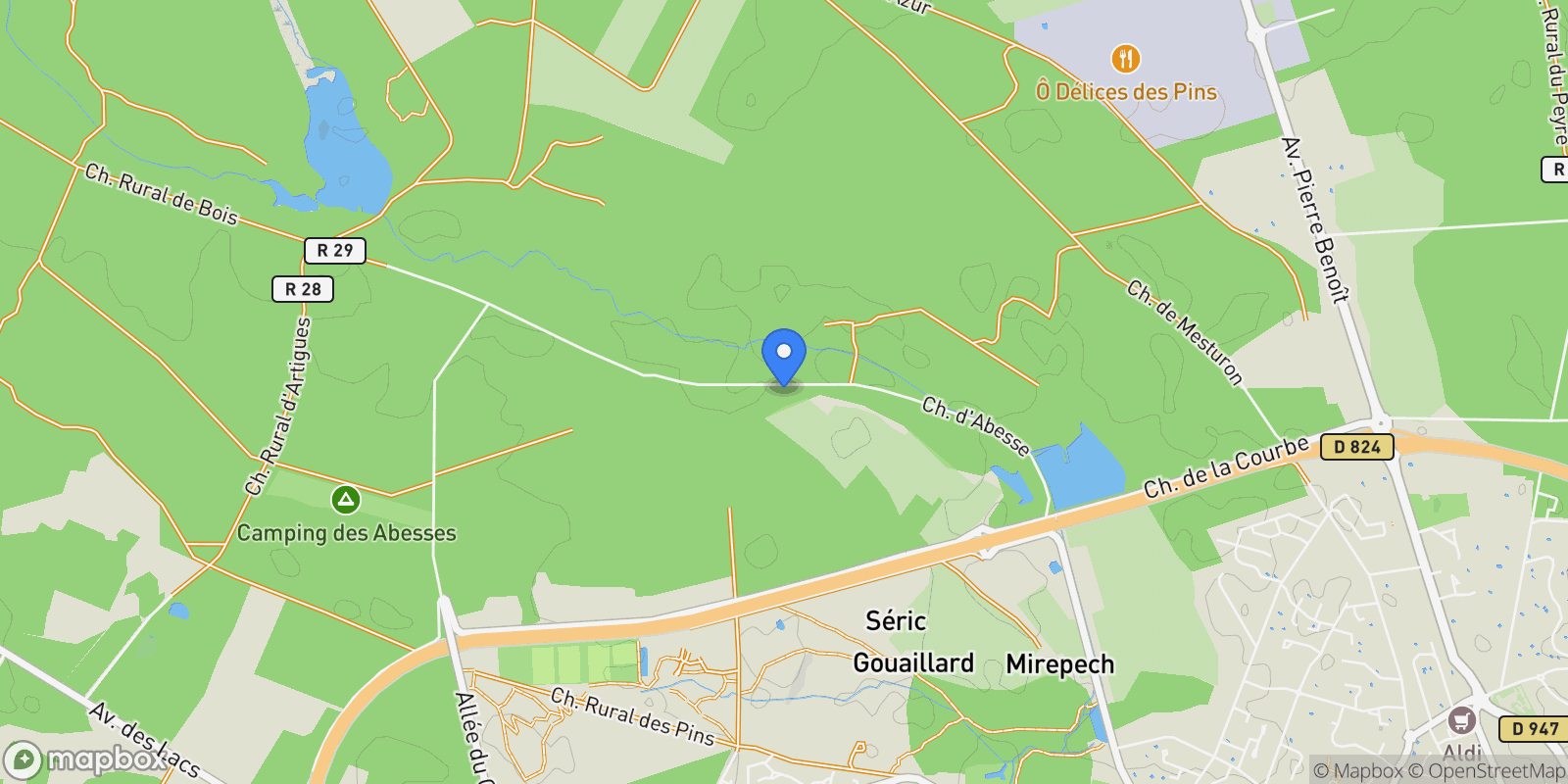 Map showing Saint-Paul-lès-Dax, Nouvelle-Aquitaine, France.