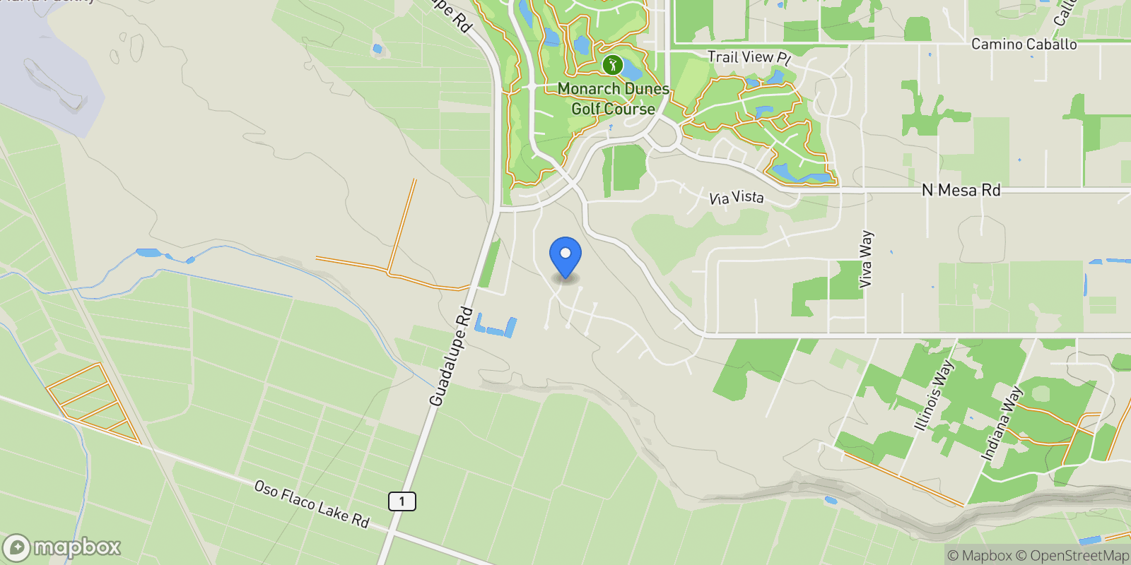 Map showing 1035 Gavin Lane, Nipomo, California, United States.