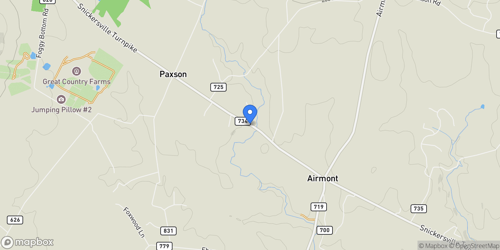 Map showing Snickersville Turnpike , Round Hill, VA 20141, Round Hill, Virginia, United States.