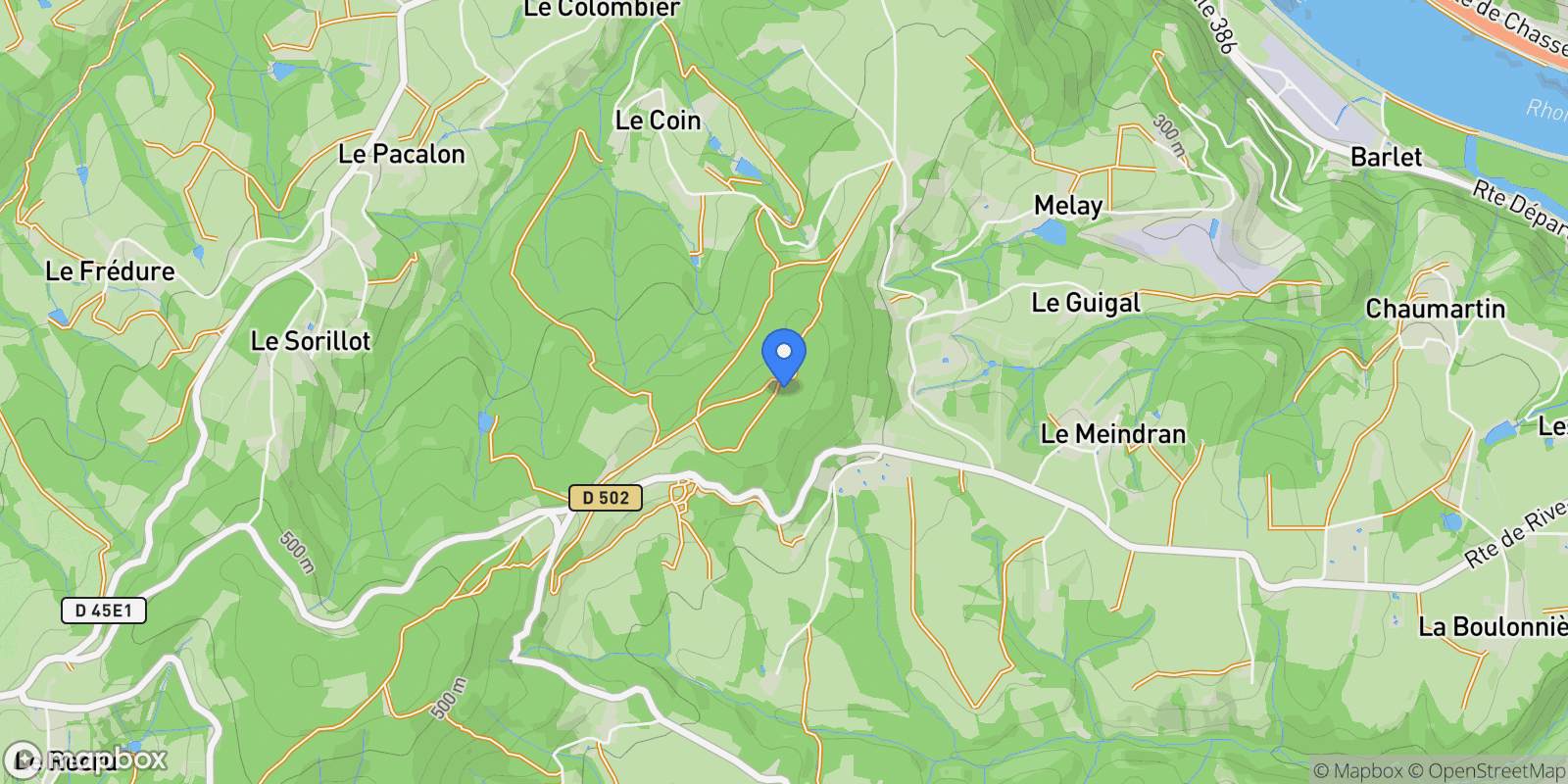 Map showing Saint-Romain-en-Gal, Saint-Romain-en-Gal, Saint-Romain-en-Gal, Auvergne-Rhône-Alpes, France.