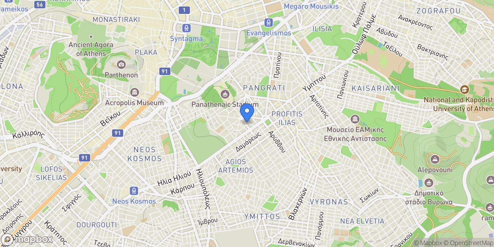 Map showing Edesiou 18, Athina 116 35, Greece, 2nd District of Athens, Athens, Greece.