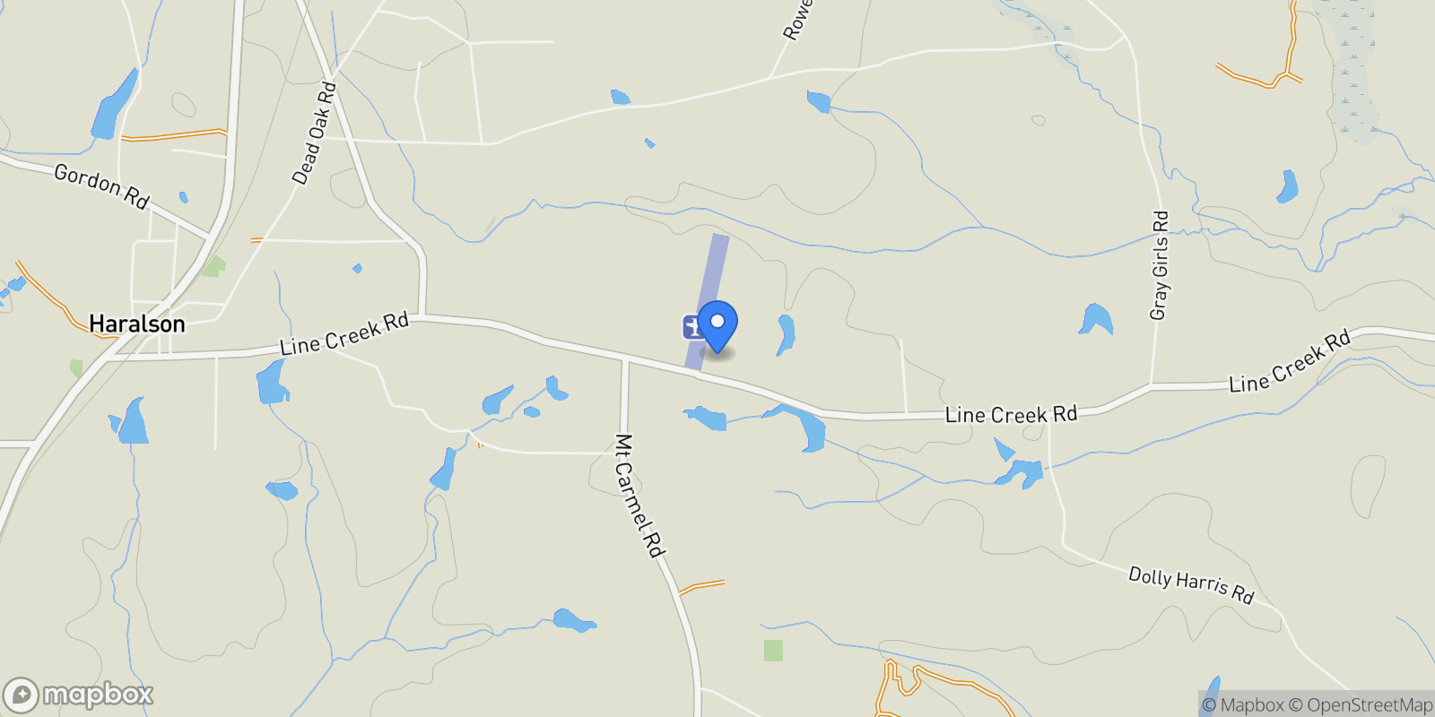 Map showing Senoia, Georgia, United States.