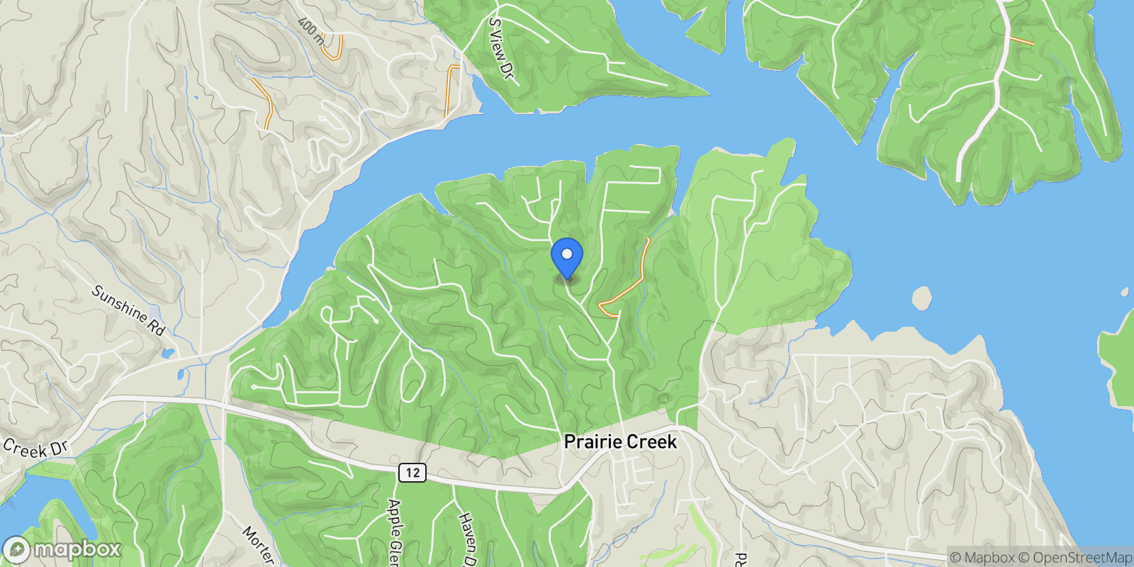 Map showing 9319 Grimes Drive, Rogers, AR 72756, Rogers, Arkansas, United States.