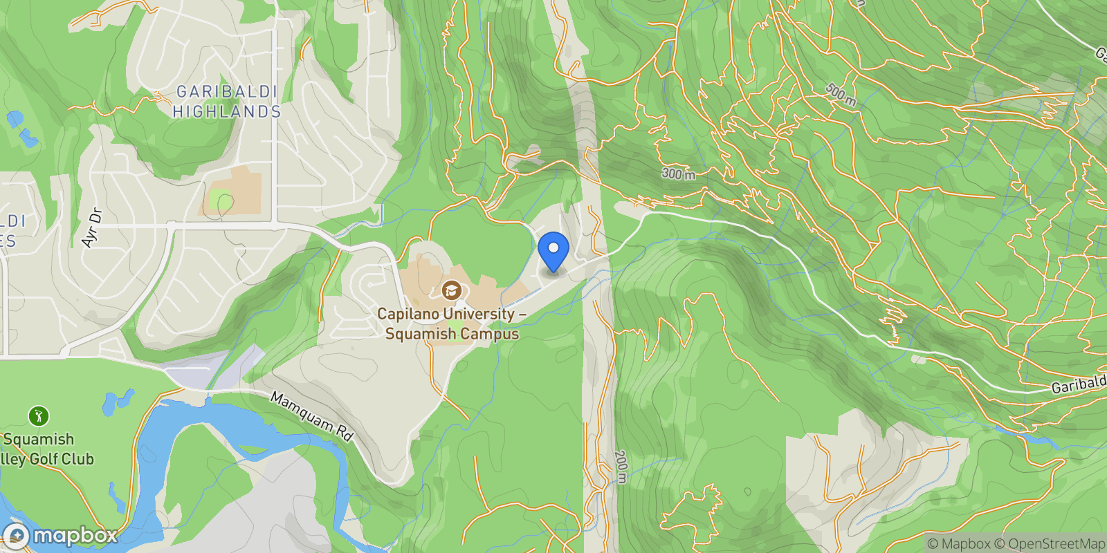 Map showing 3385 Mamquam Road 34, Squamish, British Columbia, Canada.
