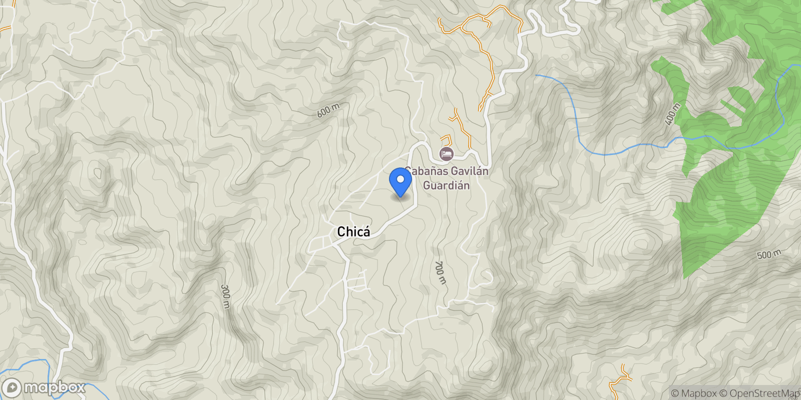 Map showing Chame CALLE SIN SALIDA, Chicá, Provincia de Panamá Oeste, Panama.