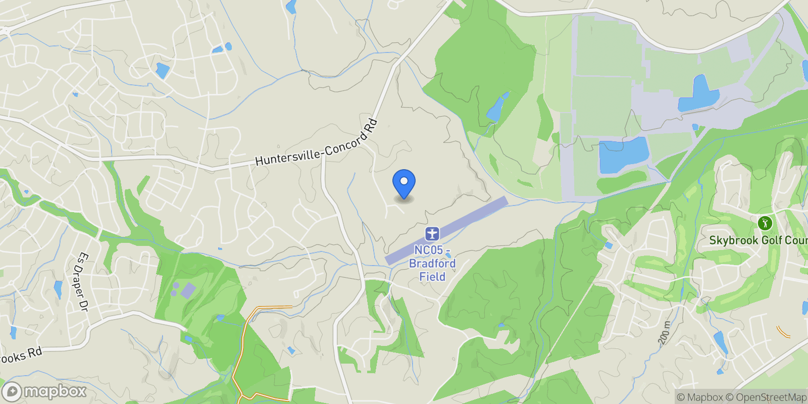 Map showing 14425 Dori Drive, Huntersville, North Carolina, United States.