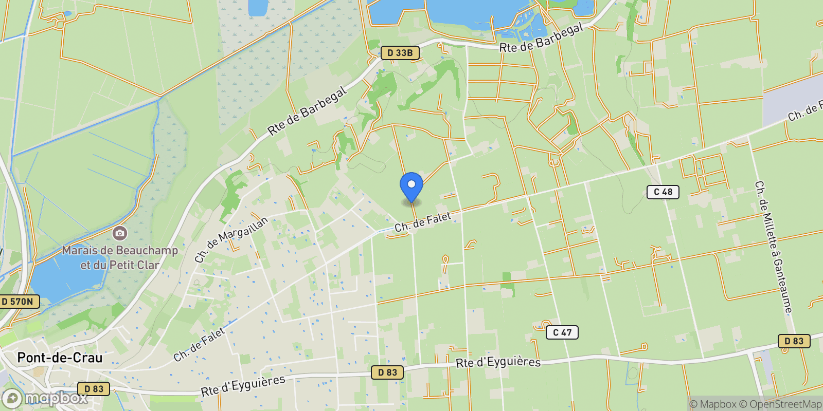 Map showing Arles, Provence-Alpes-Côte d'Azur, France.