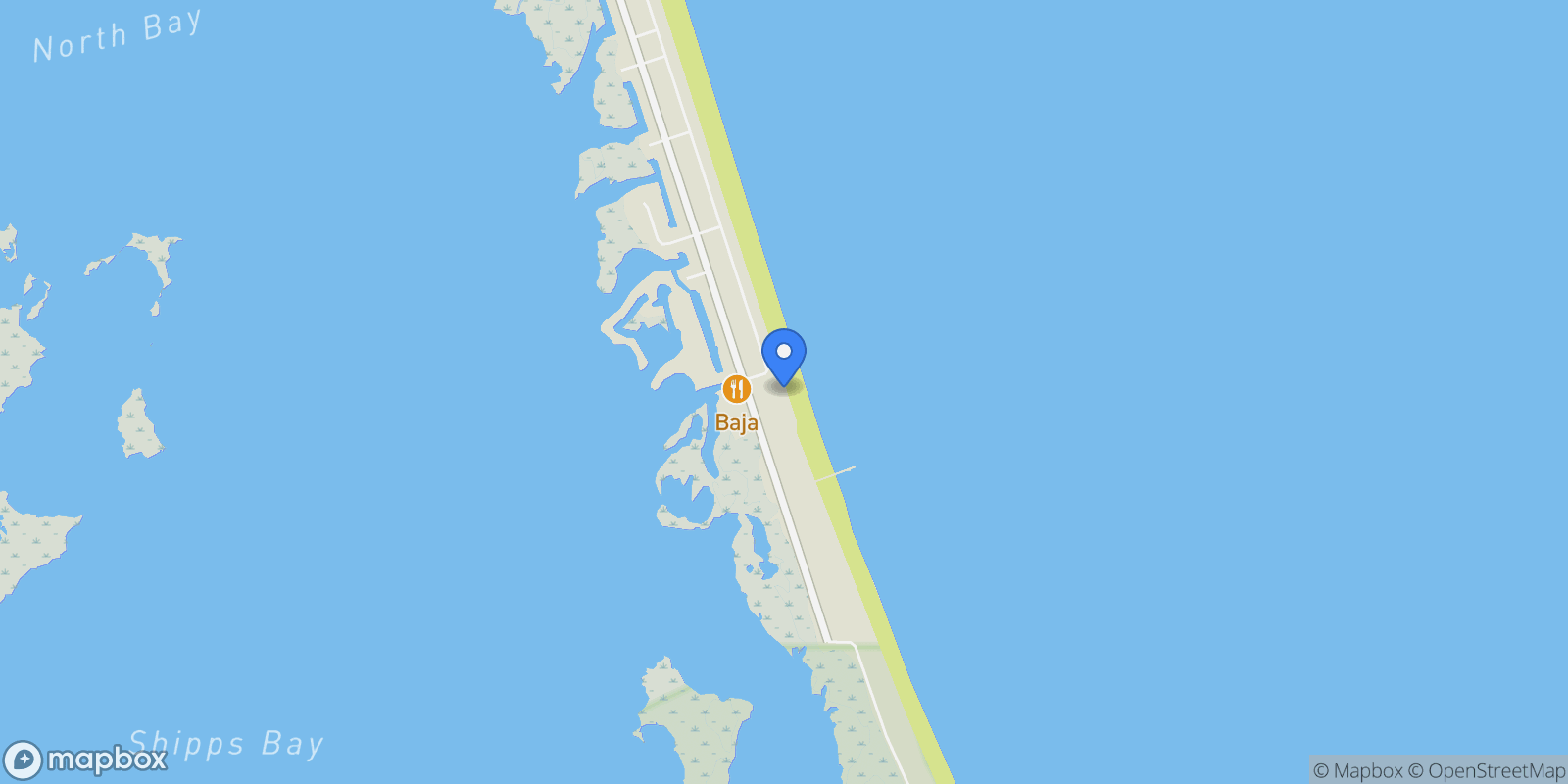 Map showing 3700 Sandpiper Road, Virginia Beach, Virginia, United States.