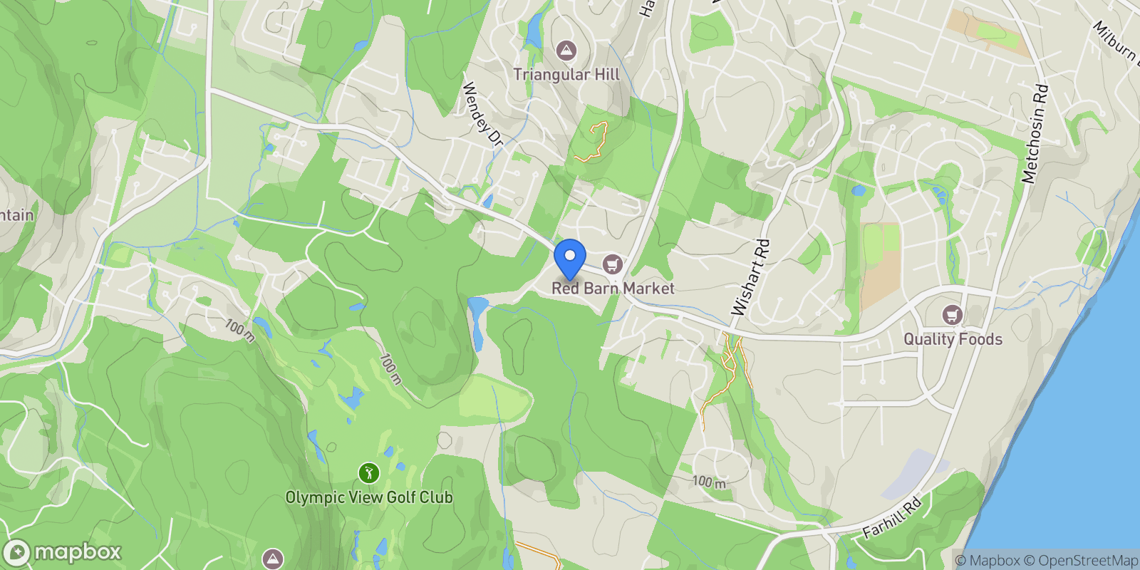 Map showing 640 Medalist Ave, Colwood, British Columbia, Canada.