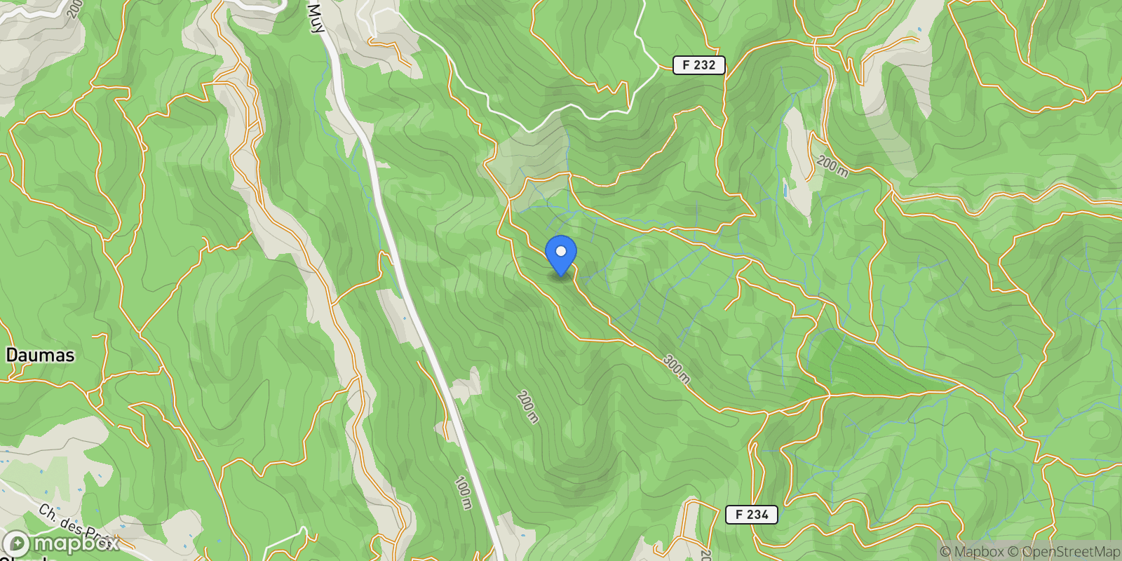 Map showing Sainte-Maxime, Provence-Alpes-Côte d'Azur, France.