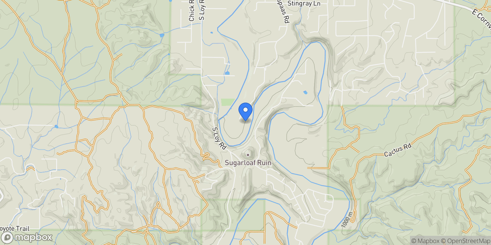 Map showing 2121 S Aspaas Road , Cornville, AZ 86325, Cornville, Arizona, United States.