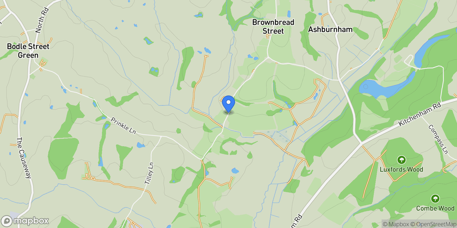 Map showing Brays Hill, Ashburnham, East Sussex, Battle, England, United Kingdom.