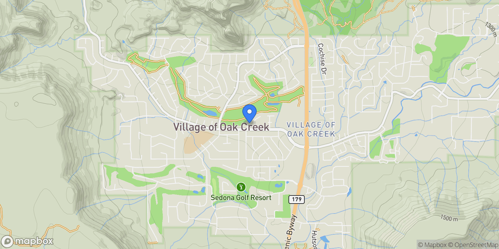 Map showing 30 Creek Rock Circle , Sedona, AZ 86351, Sedona, Arizona, United States.