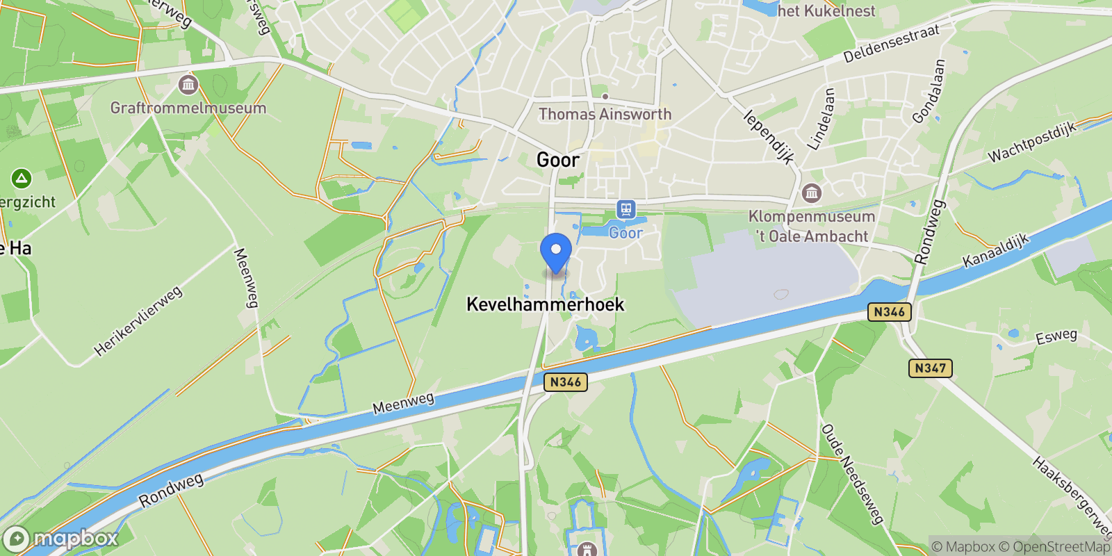 Map showing Diepenheimseweg 29, Goor, OV 7471LW, Goor, Overijssel, Netherlands.