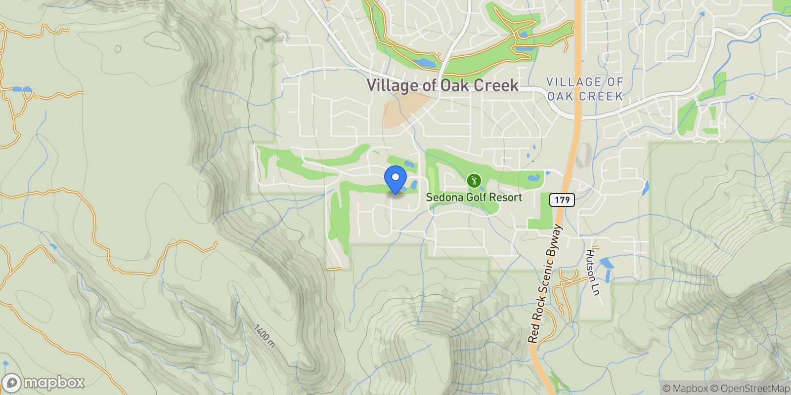 Map showing 65 Saddlehorn Court , Sedona, AZ 86351, Sedona, Arizona, United States.