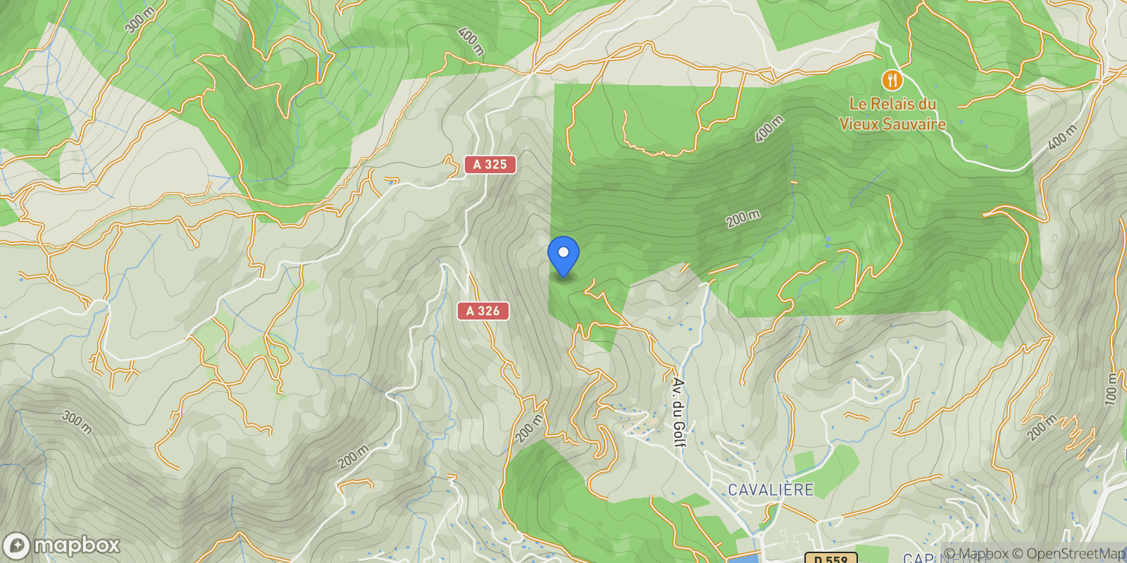 Map showing var, Le Lavandou, Provence-Alpes-Côte d'Azur, France.