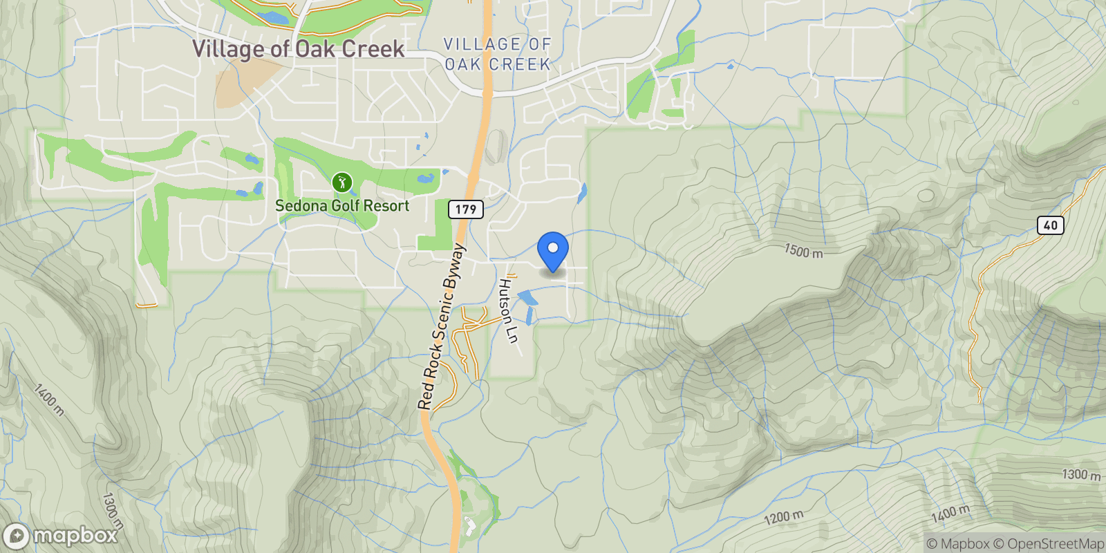 Map showing 60 Tonto Rim Drive West , Sedona, AZ 86351, Sedona, Arizona, United States.