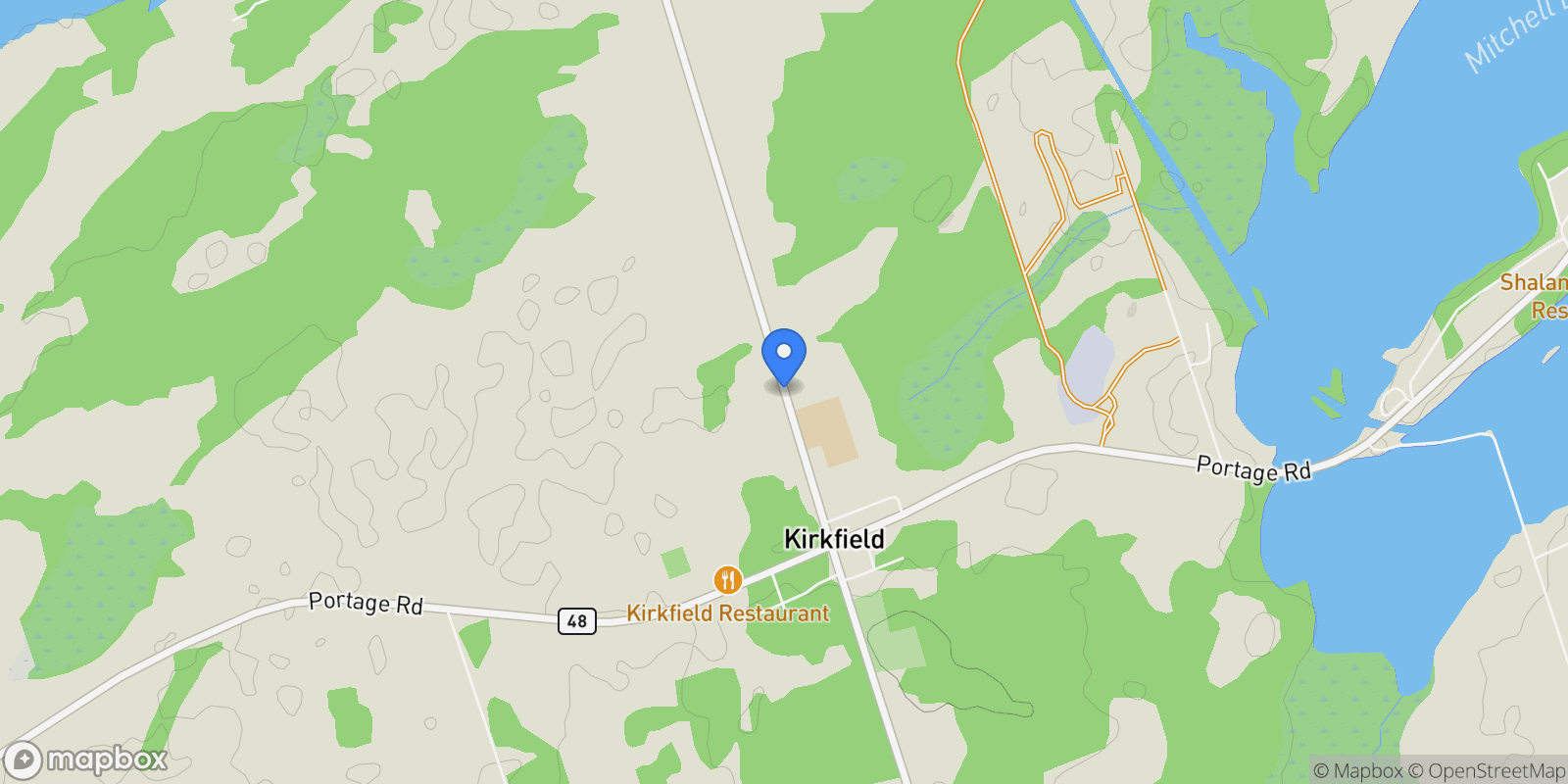 Map showing 60-120 LIFTLOCK ROAD W, Kawartha Lakes, Ontario, Canada.