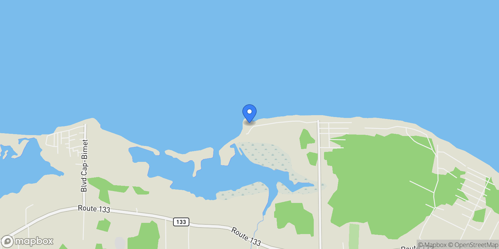 Map showing 75 P'tit Barachois Rd, Grand-Barachois, NB, E4P 7Y2, CANADA, Beaubassin East, New Brunswick, Canada.