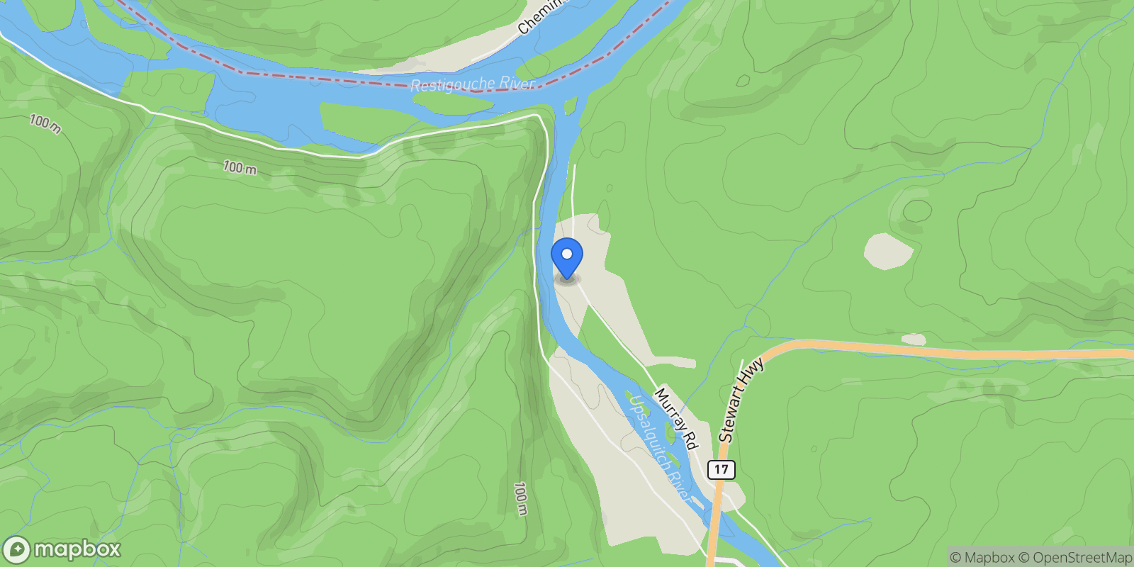 Map showing 115 Murray  Road, Robinsonville, NB, E3N 6H4, CANADA, Eldon, New Brunswick, Canada.