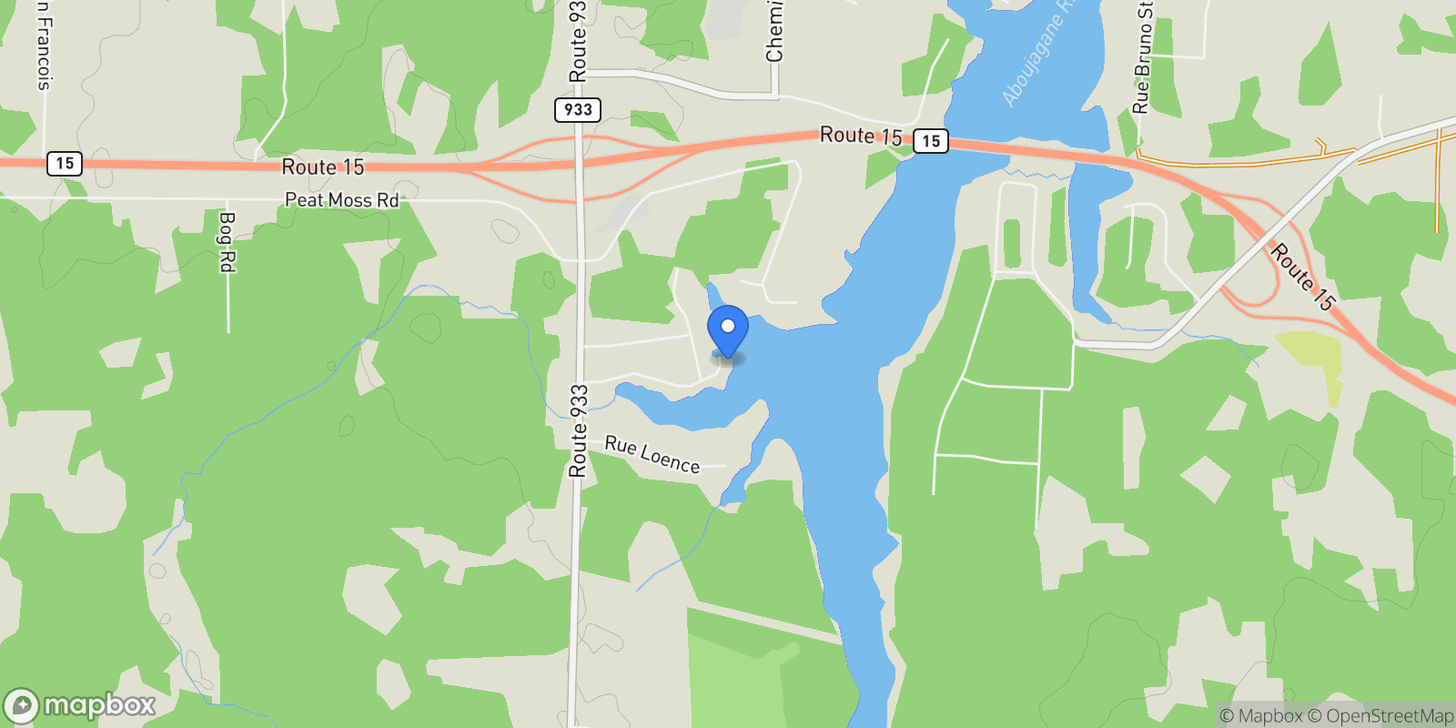 Map showing 57 Clear view rd, Grand Barachois, NB, E4P 8W3, CANADA, Beaubassin East, New Brunswick, Canada.