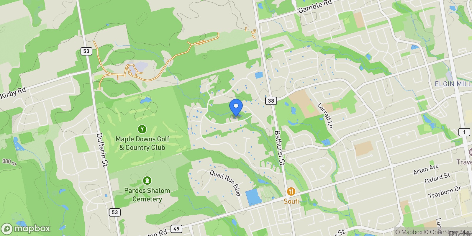 Map showing 140 Rebecca Court, Vaughan, ON L6A 1G2, Vaughan, Ontario, Canada.