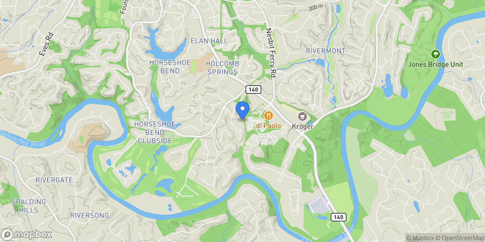 Map showing Alpharetta, Georgia, United States.