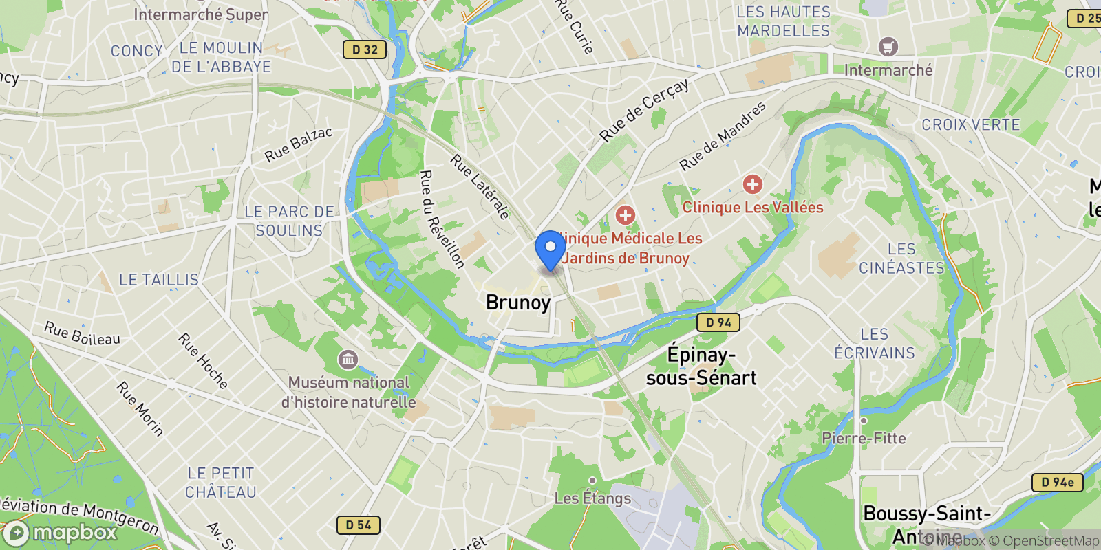 Map showing Brunoy, Brunoy, Brunoy, Île-de-France, France.