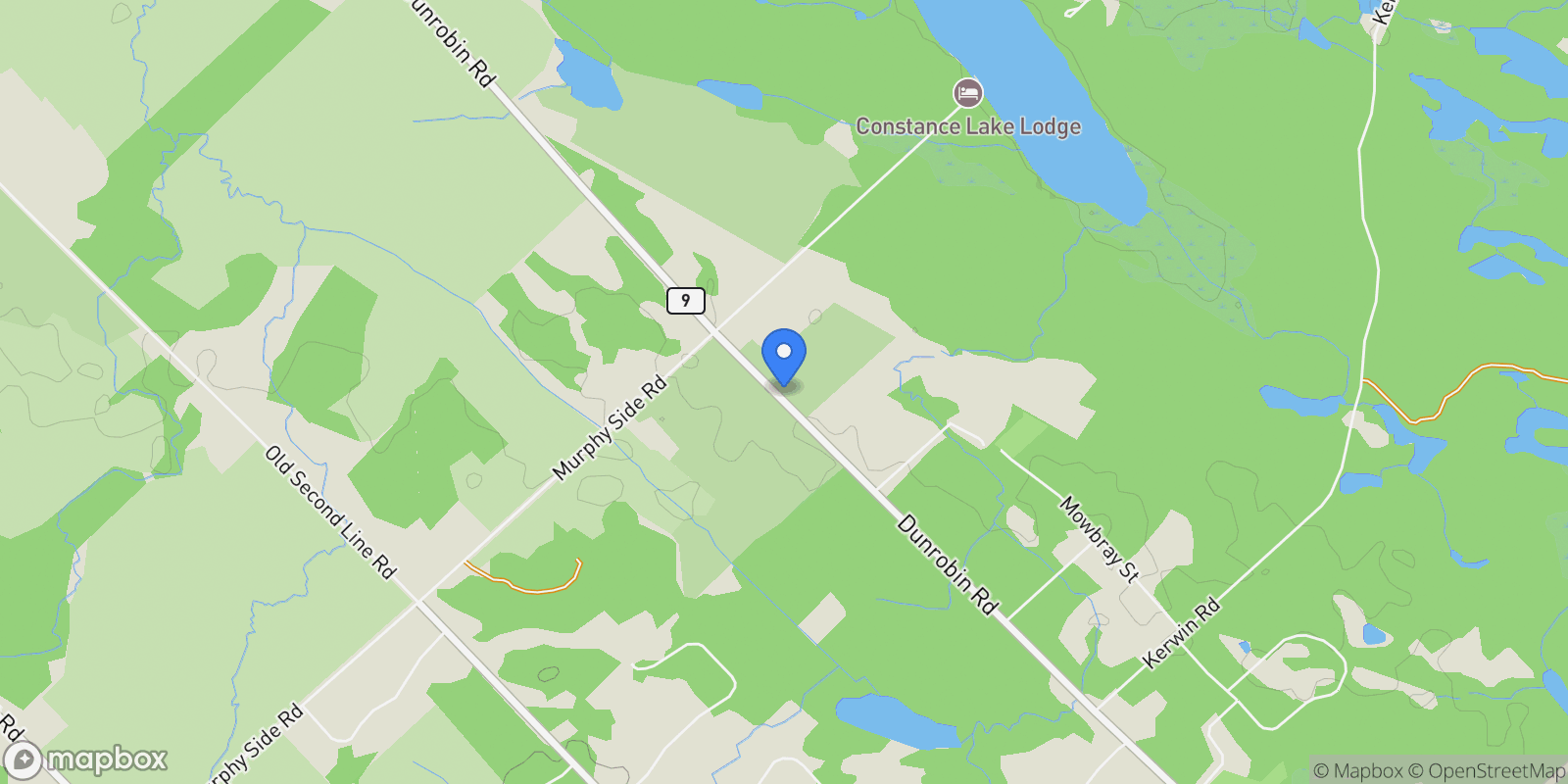 Map showing 2050-6 Dunrobin Road LOT 6, Ottawa, Ontario, Canada.