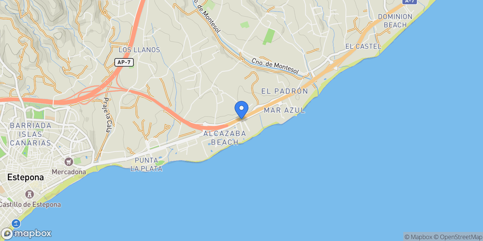 Map showing Calle mare nostrum,  Estepona,  New Golden Mile,  2ª Planta, Estepona, Andalusia, Spain.
