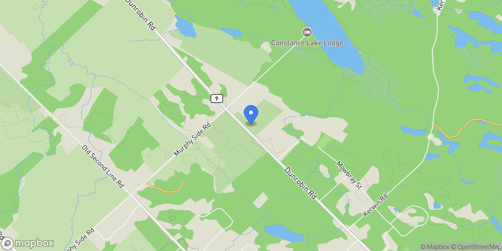 Map showing 2050-7 Dunrobin Road LOT 7, Ottawa, Ontario, Canada.