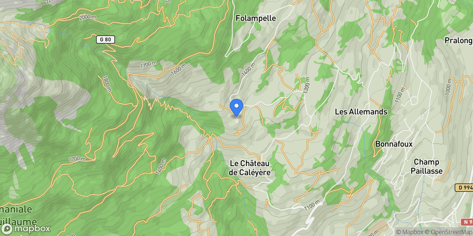 Map showing Embrun, Ontario, Canada.