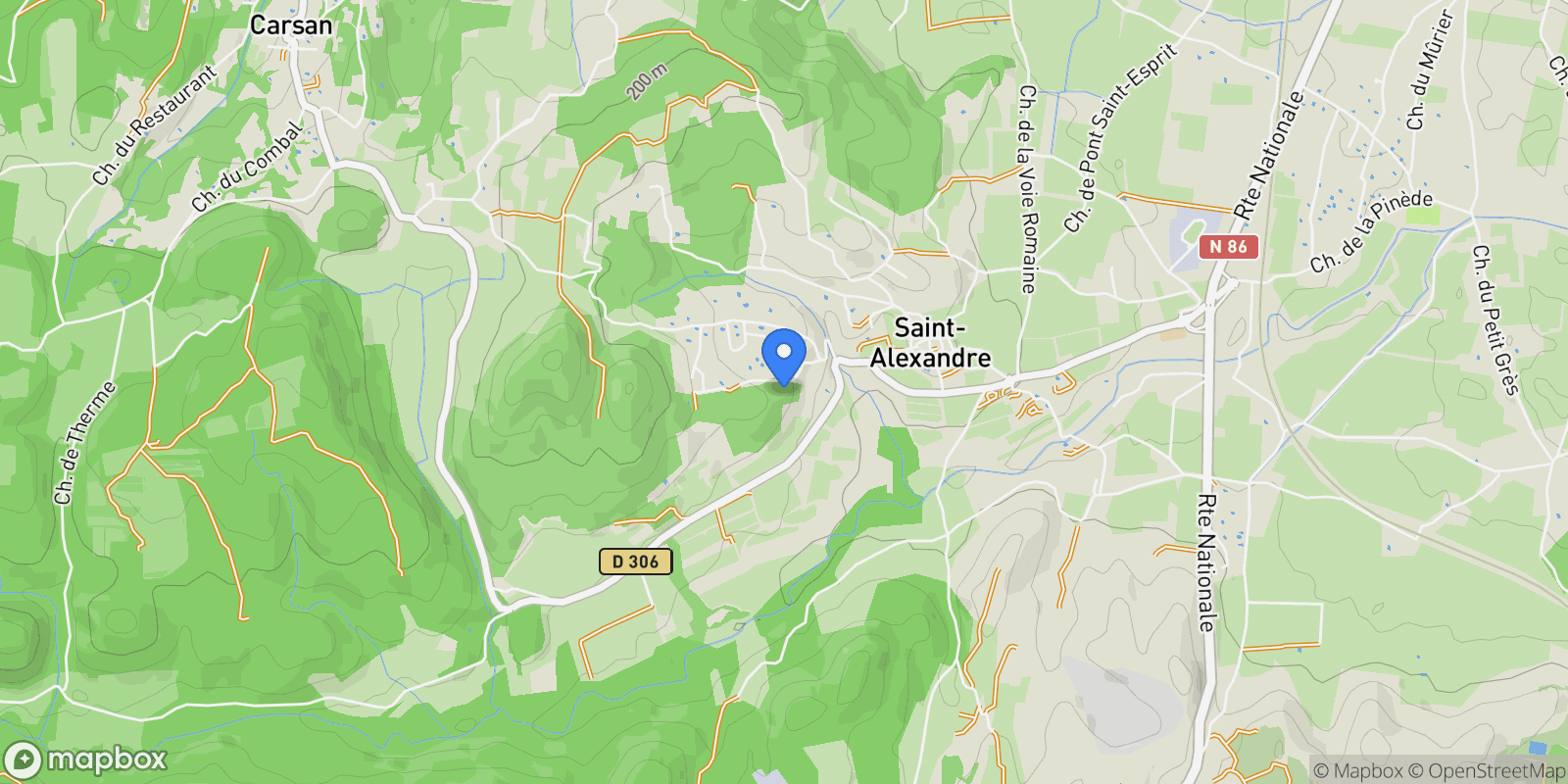 Map showing Saint-Alexandre, Occitanie, France.