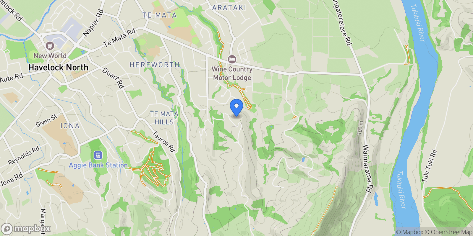 Map showing 151 Durham Drive, Havelock North 4130, New Zealand, Havelock North, Hawke's Bay, New Zealand.