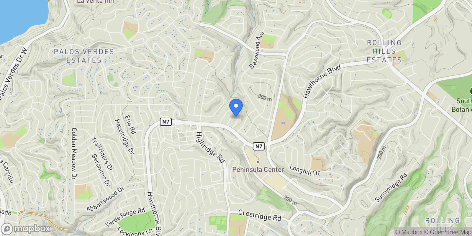 Map showing 27053 Freeport Rd., Rancho Palos Verdes, CA 90275, Rolling Hills, California, United States.