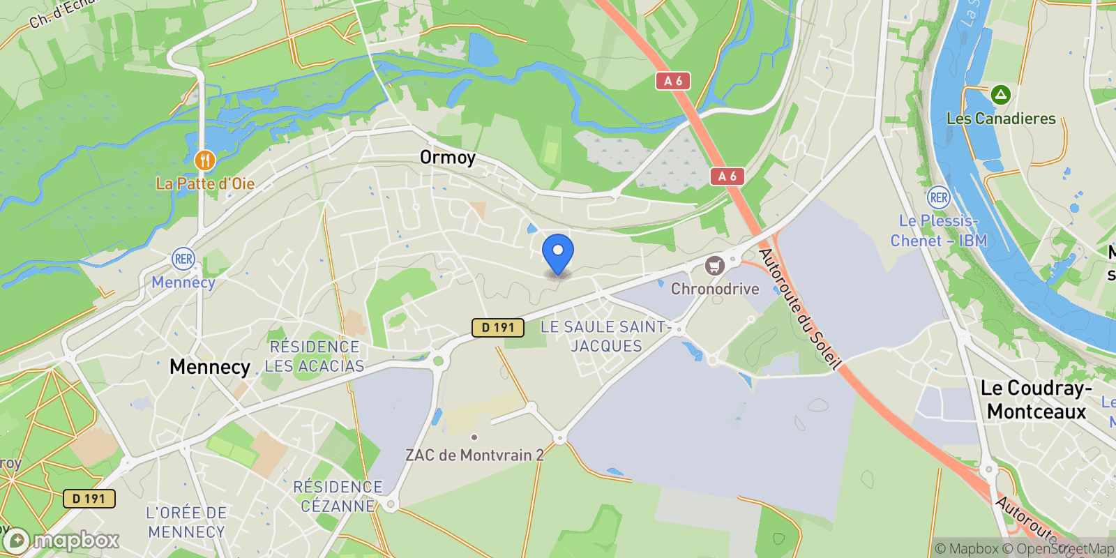 Map showing Ormoy, Ormoy, Ormoy, Île-de-France, France.