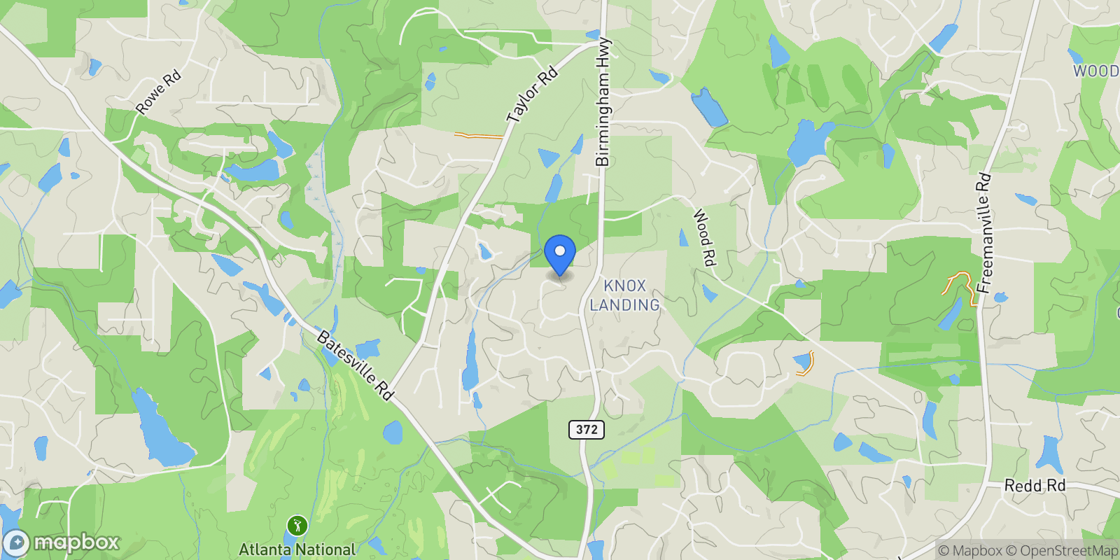 Map showing 455 Arcaro Drive, Milton, Georgia, United States.