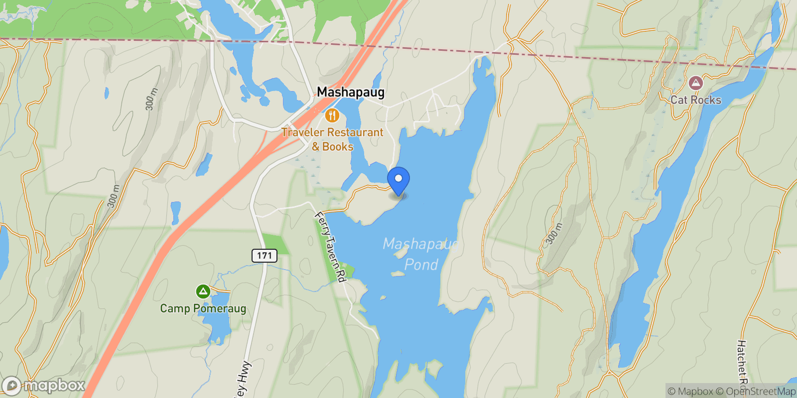Map showing 21 Howard Road, Union, Connecticut, United States.