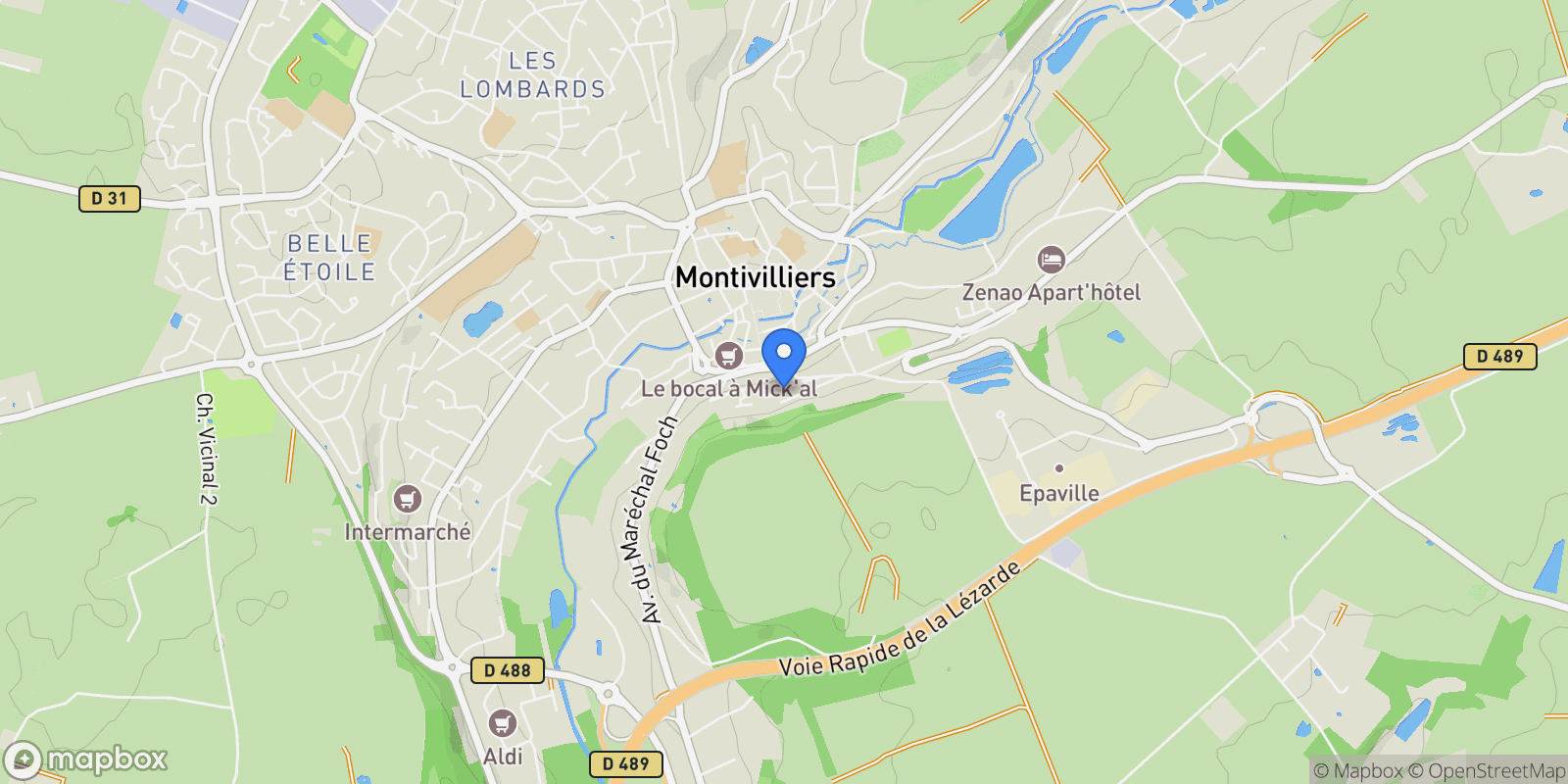 Map showing Montivilliers, Montivilliers, Montivilliers, Normandy, France.