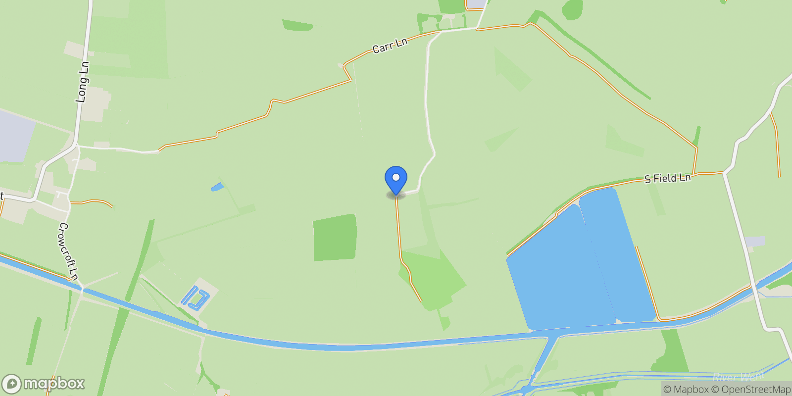 Map showing Park Lane, Goole, England, United Kingdom.