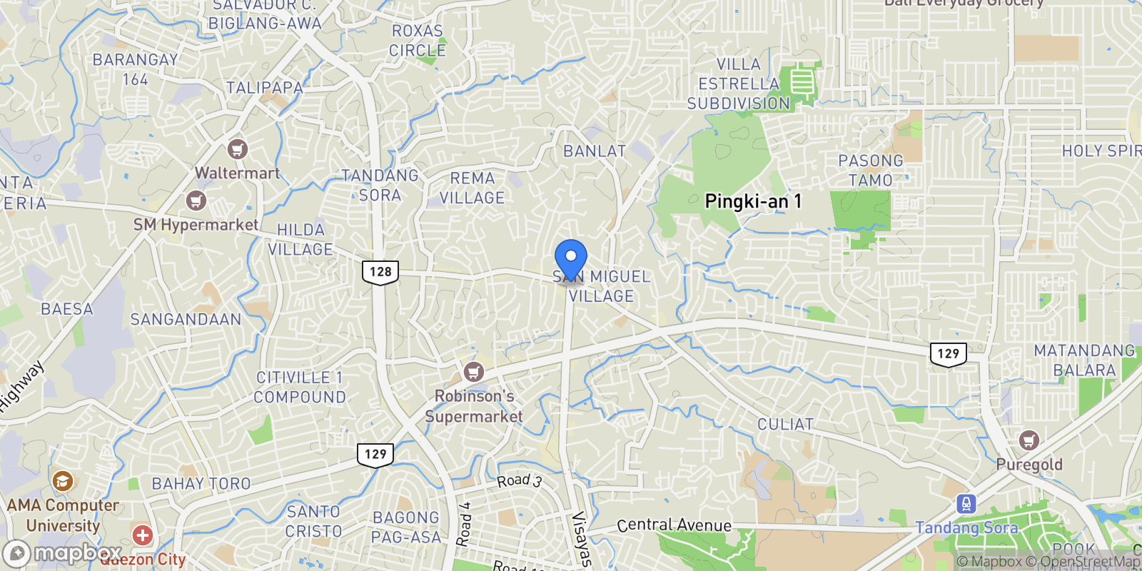 Map showing 140-140A Boul. Lacombe, Repentigny, Canada.