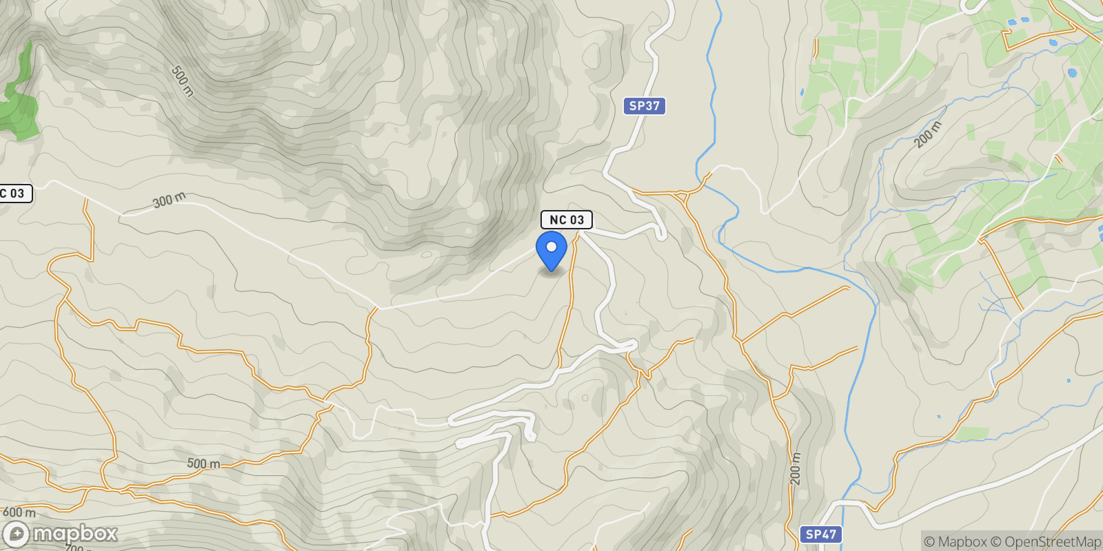 Map showing Contrada Callisi, Sicily, Italy.