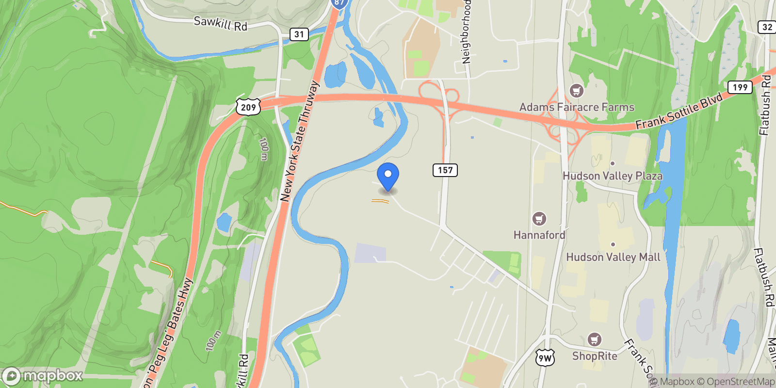 Map showing 701 Boices Lane, Kingston, New York, United States.