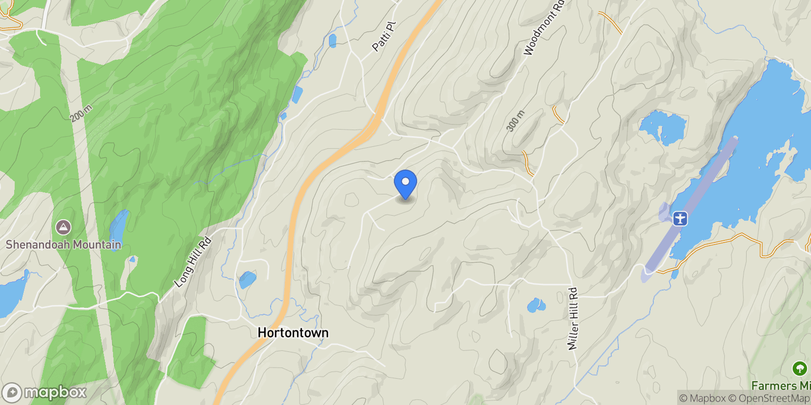 Map showing 7 Farview Road, Hopewell Junction, New York, United States.