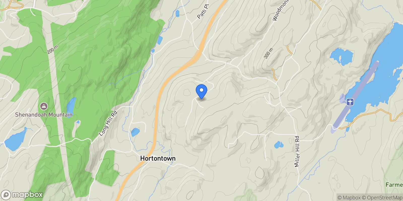 Map showing 19 Farview Road, Hopewell Junction, New York, United States.
